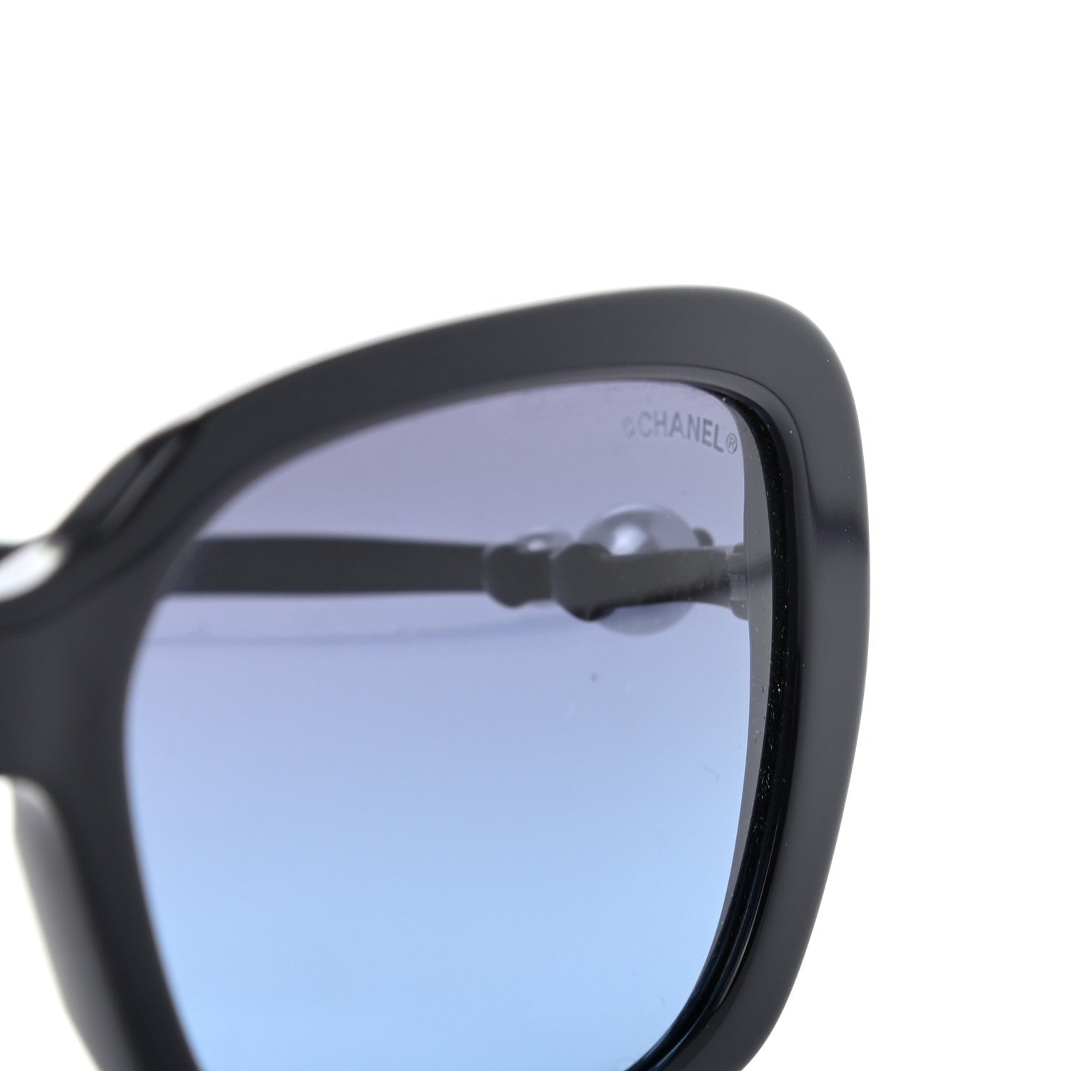 Chanel Pearl Square Polarized Sunglasses 5427-H-A Black 7 of 7