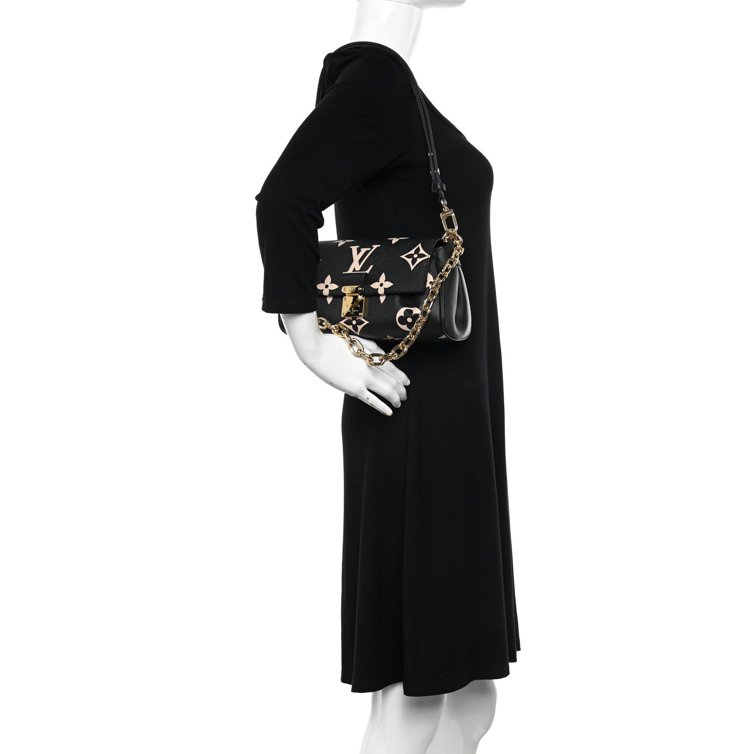 Louis Vuitton Empreinte Monogram Giant Favorite Black Beige 2 of 11