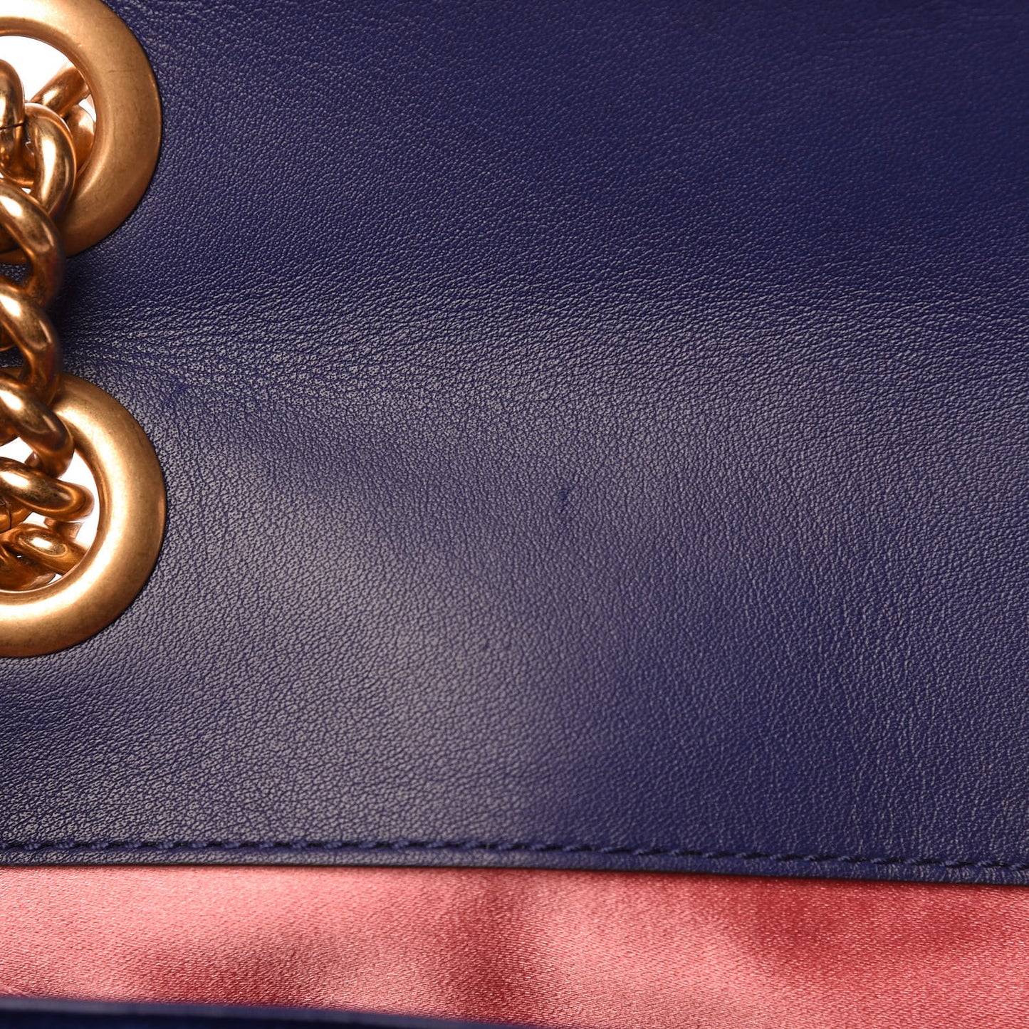 Velvet Matelasse Mini GG Marmont Shoulder Bag Cobalt Blue