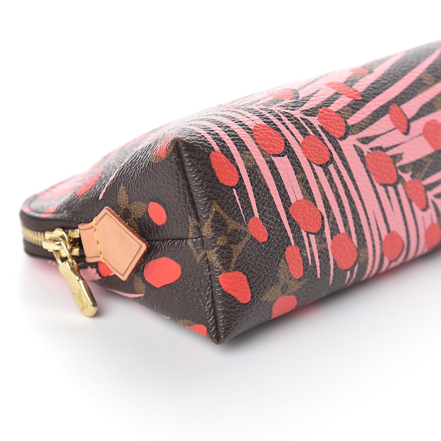 Louis Vuitton Monogram Jungle Dots Cosmetic Pouch Sugar Pink Poppy 6 of 7