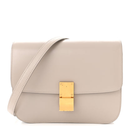 Celine Box Calfskin Medium Classic Box Flap Bag Clay 1 of 12