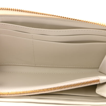 Christian Dior Metallic Oblique 30 Montaigne Voyageur Slim Wallet Or Multicolor 5 of 7