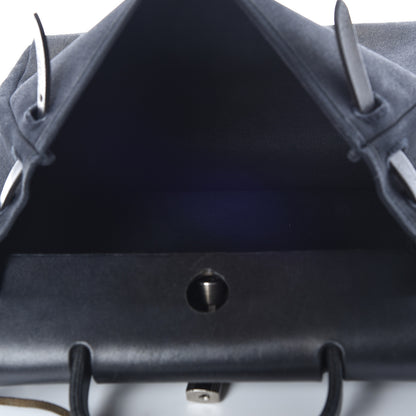 Hermes Toile Vache Calfskin Herbag 30 PM Black 7 of 22