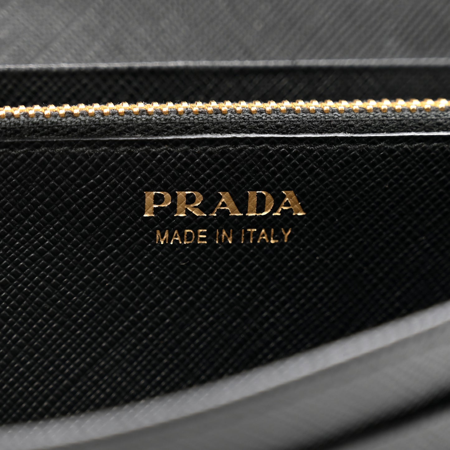 Saffiano Metal Continental Flap Travel Wallet Black