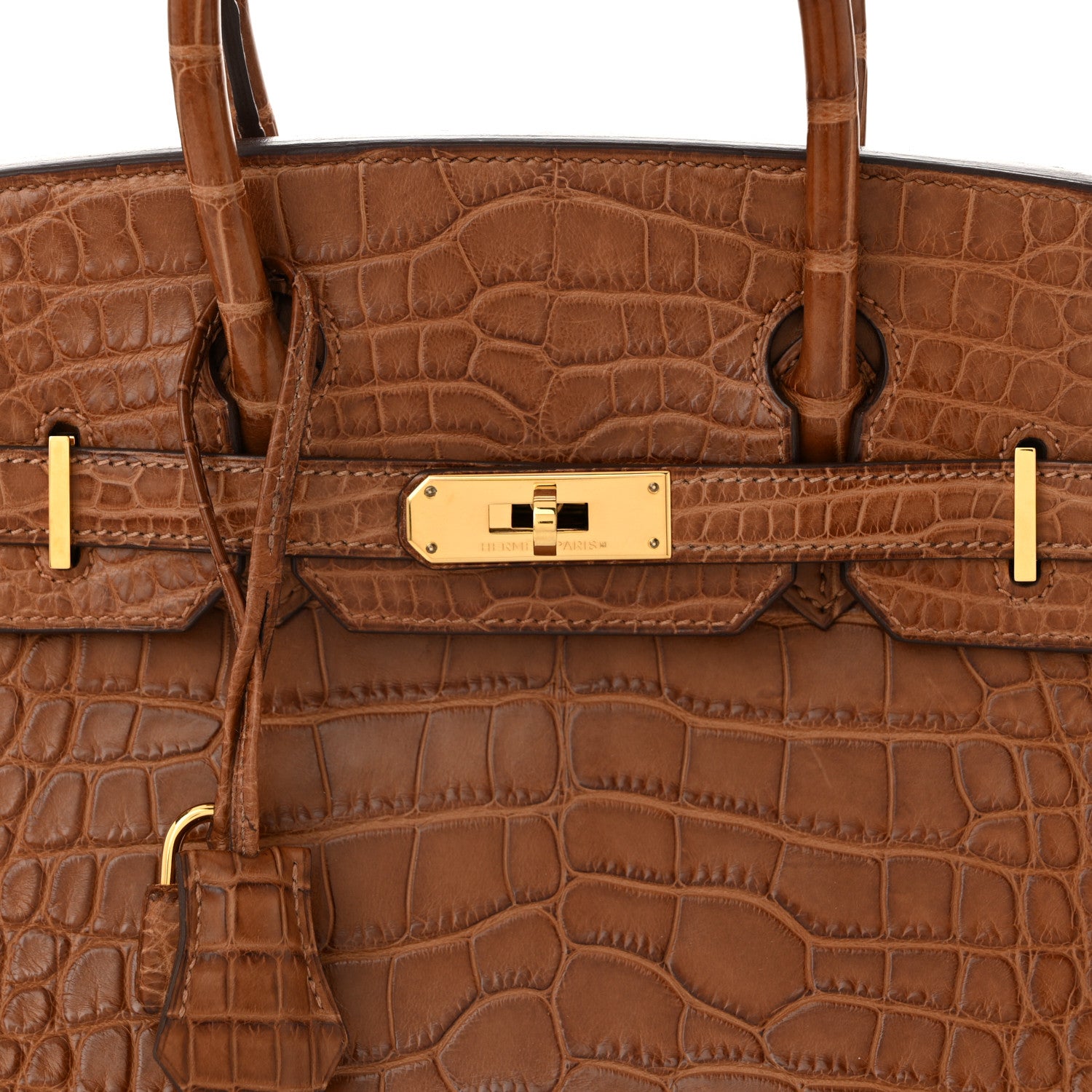 Hermes Matte Alligator Birkin 30 Alezan 8 of 10