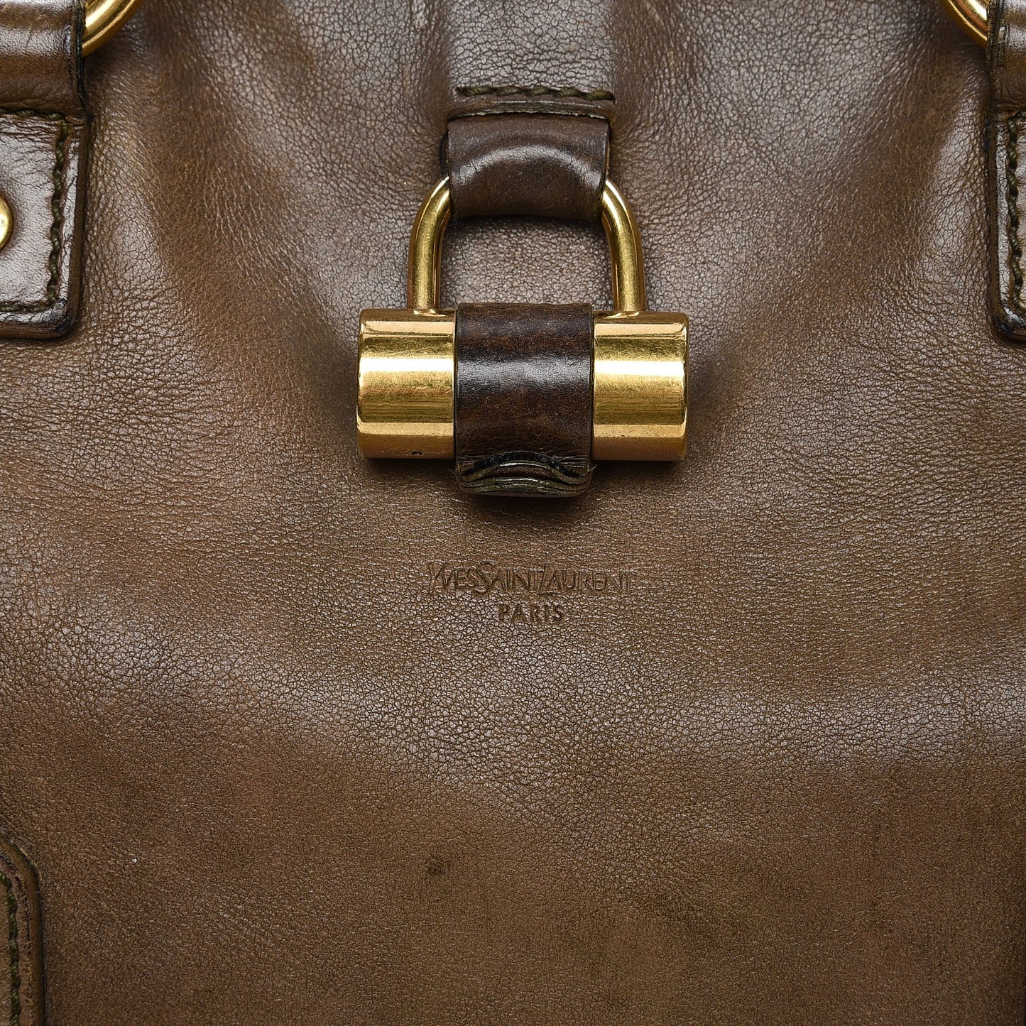 Calfskin Large Muse Olive