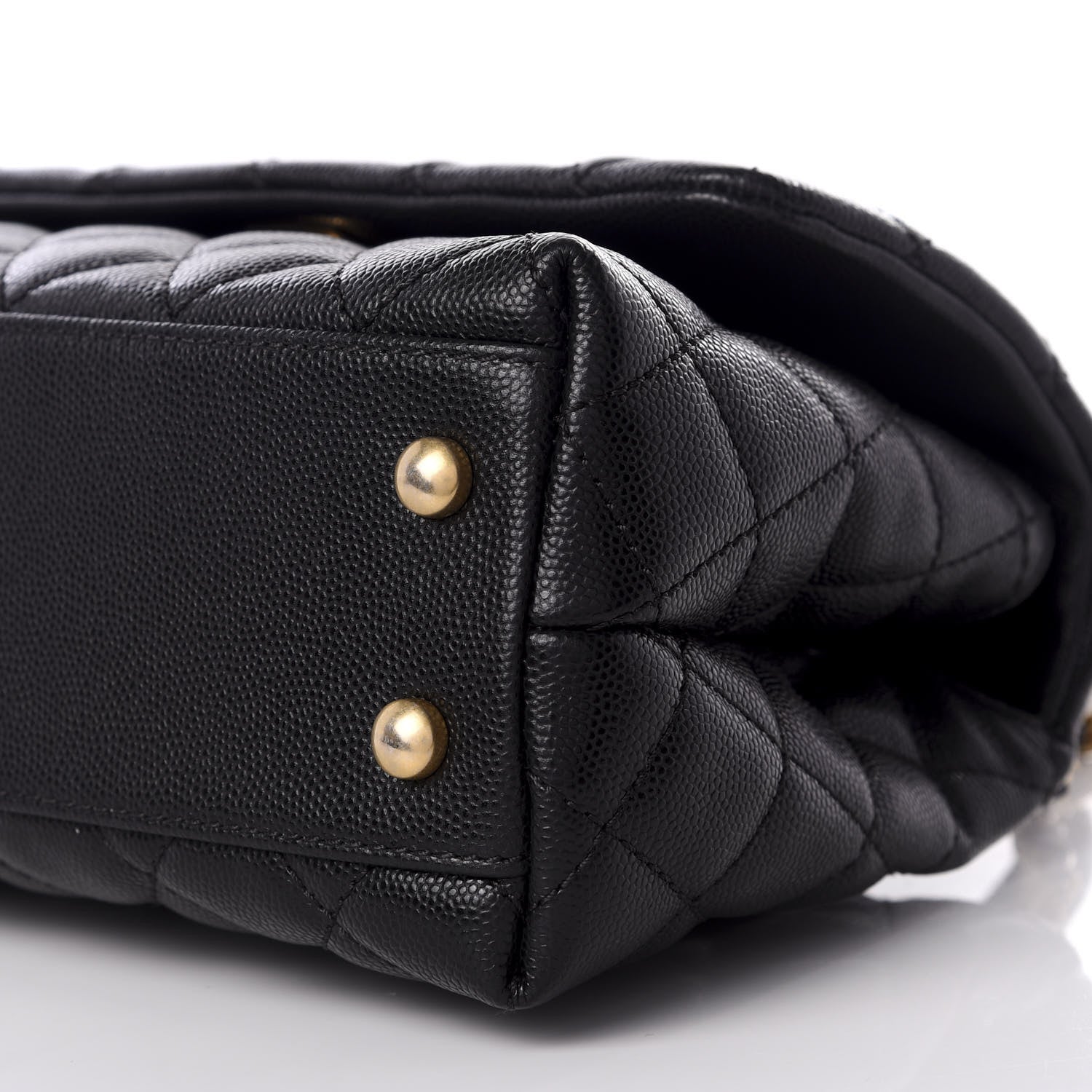 Chanel Caviar Quilted Mini Coco Handle Flap Black 6 of 8