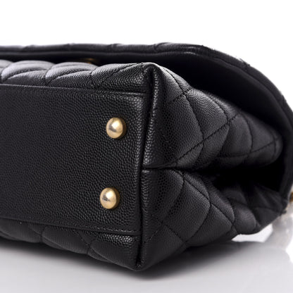 Chanel Caviar Quilted Mini Coco Handle Flap Black 6 of 8