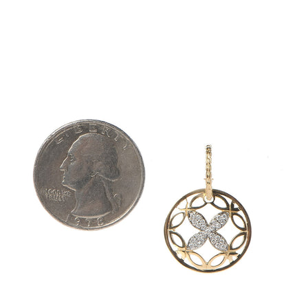 John Hardy 18K Yellow Gold Diamond Earrings 2 of 5