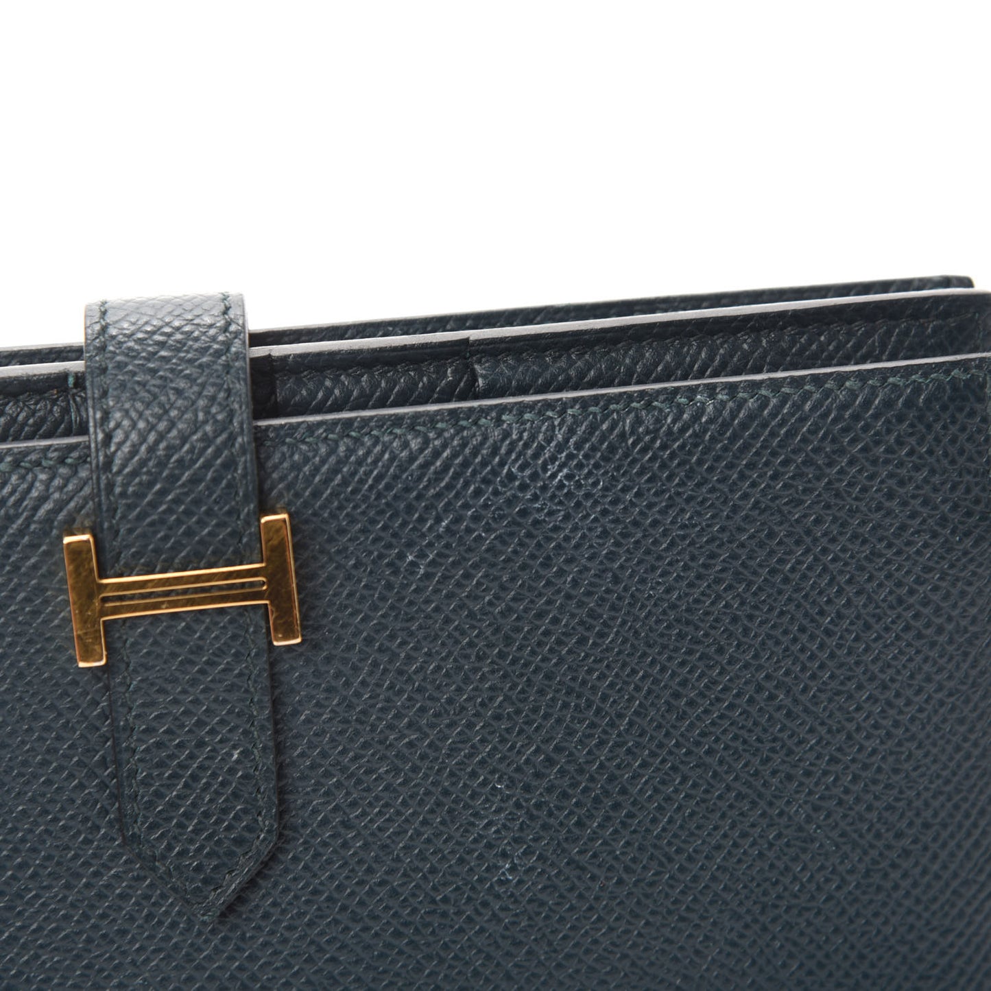 Epsom Bearn Gusset Wallet Vert Cypress