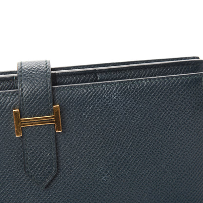 Hermes Epsom Bearn Gusset Wallet Vert Cypress 6 of 9