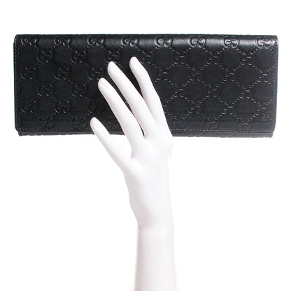 Gucci Guccissima Small Broadway Clutch Black 2 of 9
