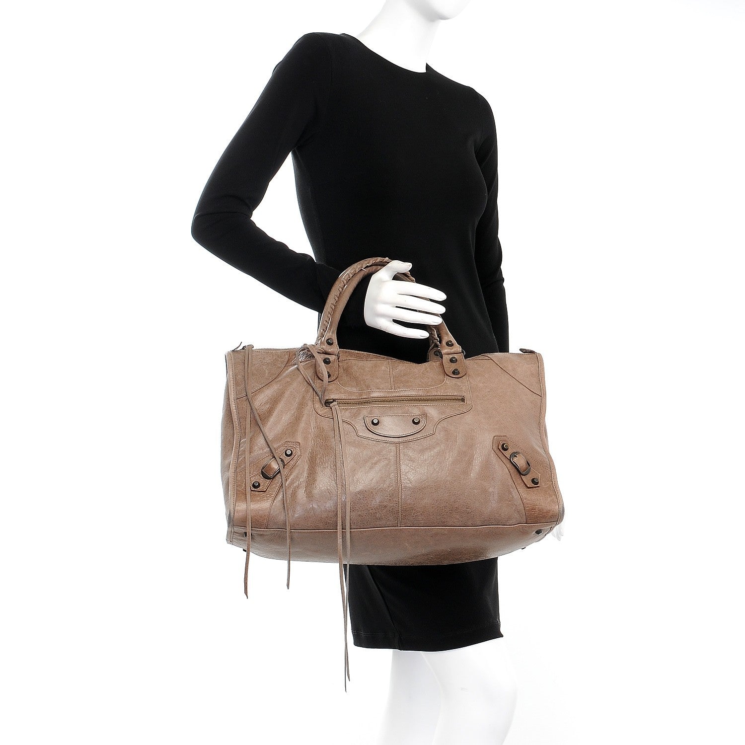Balenciaga Agneau Classic Hardware Work Noix 2 of 10