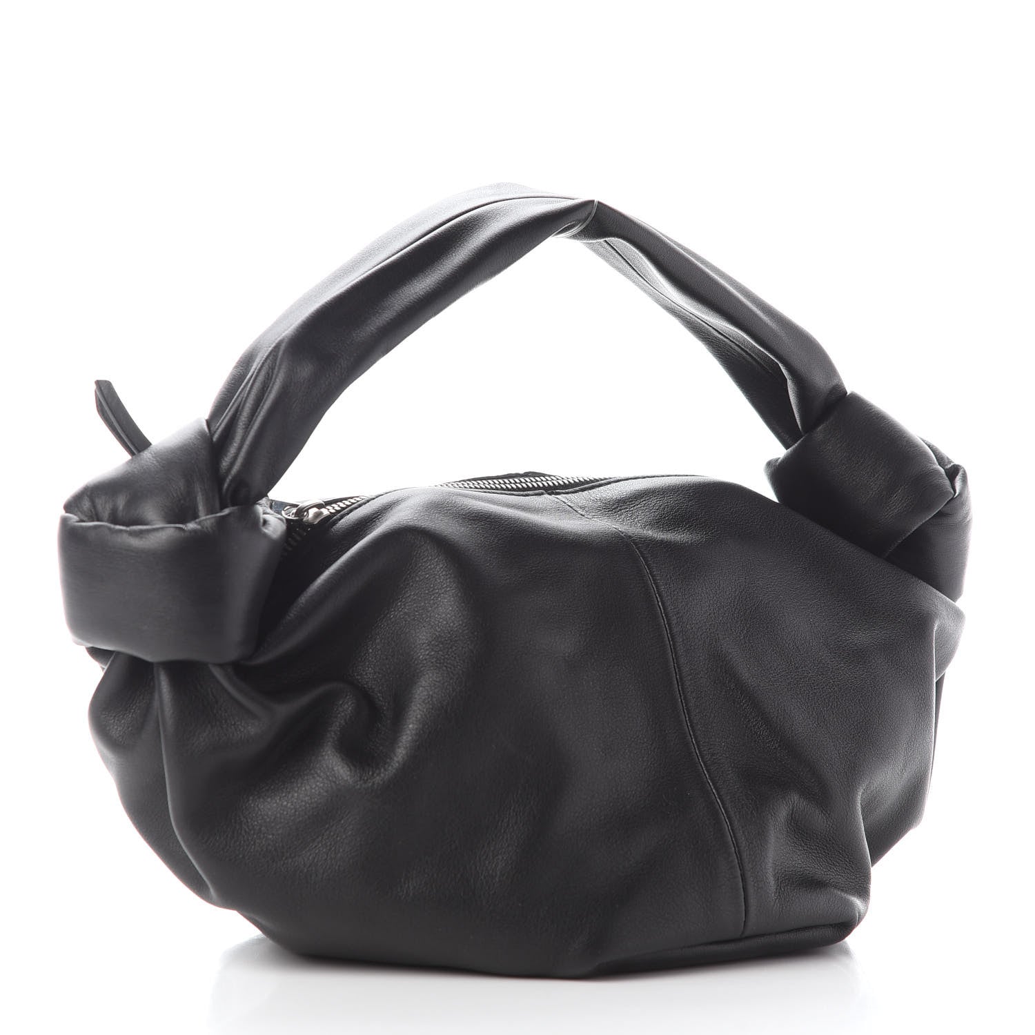 Bottega Veneta Nappa Mini Double Knot Bag Black 3 of 11