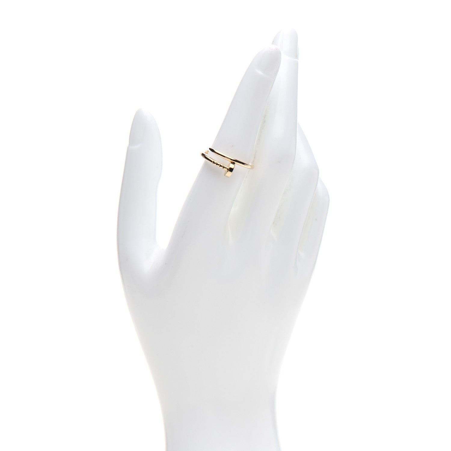 Cartier 18K Yellow Gold Small Juste Un Clou Ring 55 7.25 2 of 6