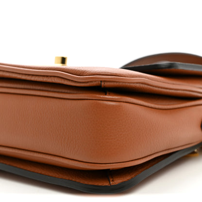 Louis Vuitton Grained Calfskin Lockme Oxford Cognac 9 of 10