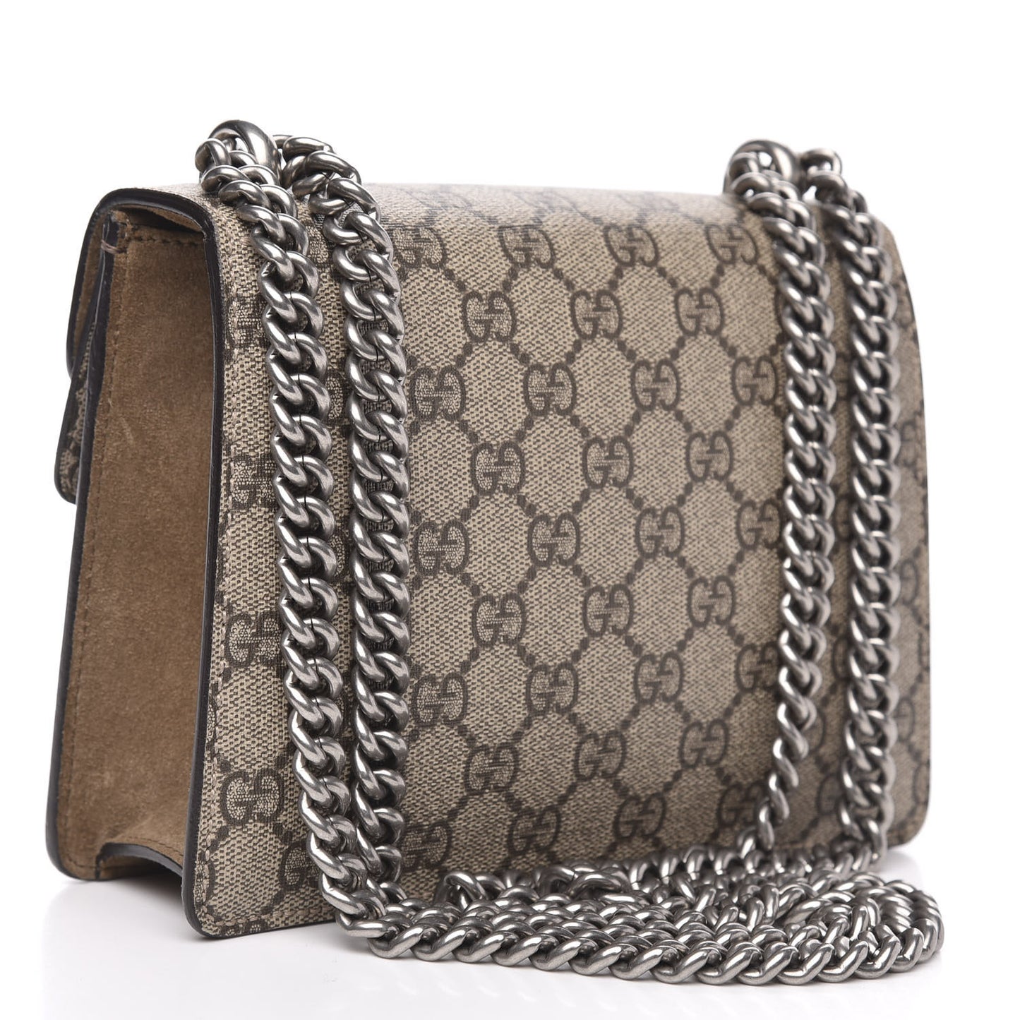 GG Supreme Monogram Mini Dionysus Shoulder Bag Taupe