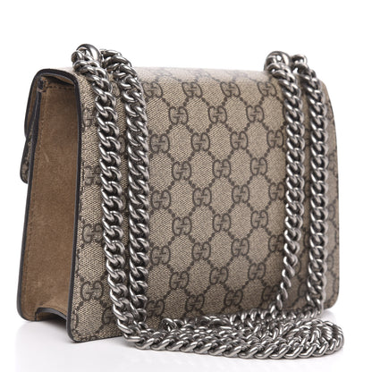 Gucci GG Supreme Monogram Mini Dionysus Shoulder Bag Taupe 3 of 12