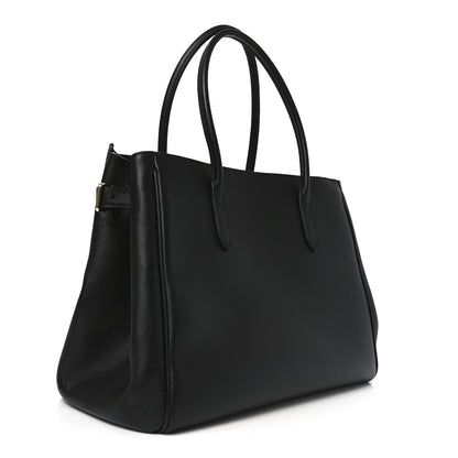Louis Vuitton Calfskin Vendome MM Black 3 of 9
