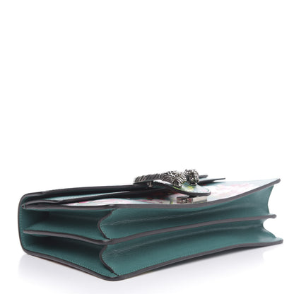 Gucci Calfskin Blooms Print Small Dionysus Shoulder Bag Bright Emerald Multicolor 4 of 11