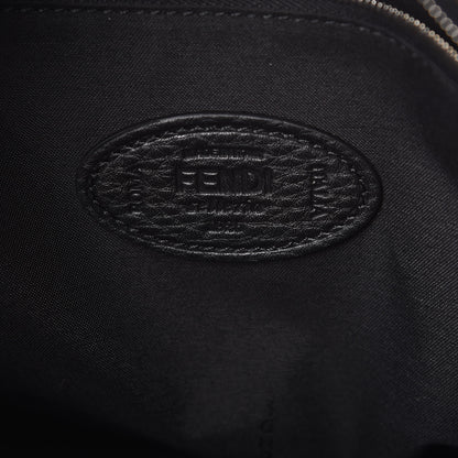Fendi Cuoio Romano Selleria Fendi Stamp Patch Lui Urban Briefcase Black Black Grigio 7 of 9