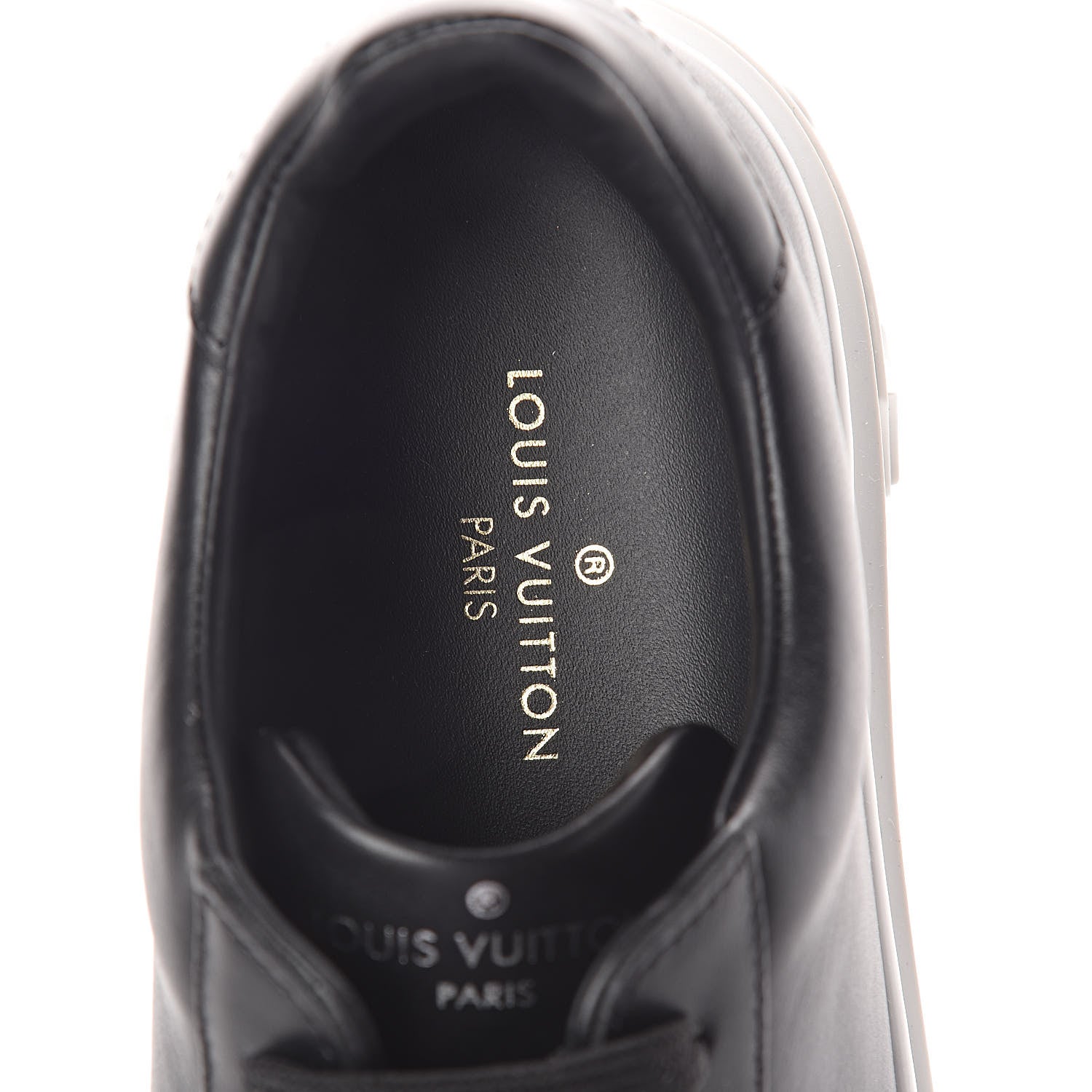 Louis Vuitton Calfskin Time Out Sneakers 36.5 Black 5 of 7