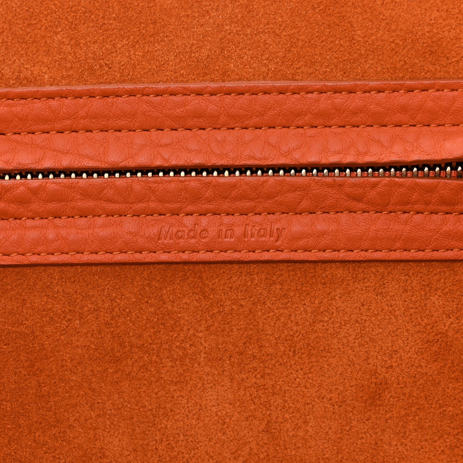 Celine Bullhide Calfskin Medium Phantom Luggage Burnt Orange 5 of 13
