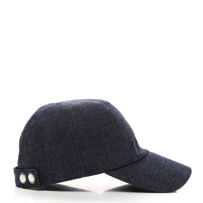 Hermes Denim Davis H Primavera cap 56 Indigo 8 of 8