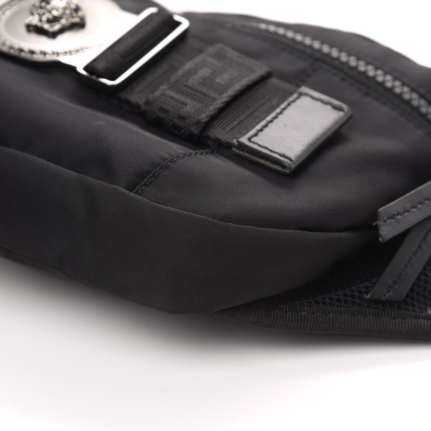 Versace Nylon Palazzo Medusa Belt Bag Black 8 of 8
