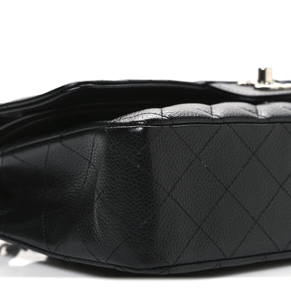 Chanel Caviar Quilted Medium Double Flap Black 9 of 10