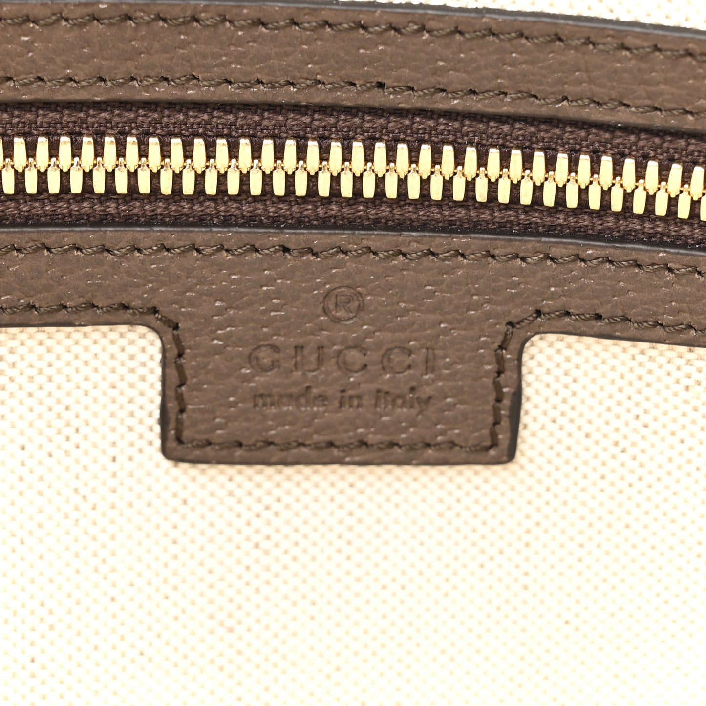 Monogram Jumbo GG Textured Dollar Calfskin Web Wristlet Messenger Bag Camel Ebony New Acero