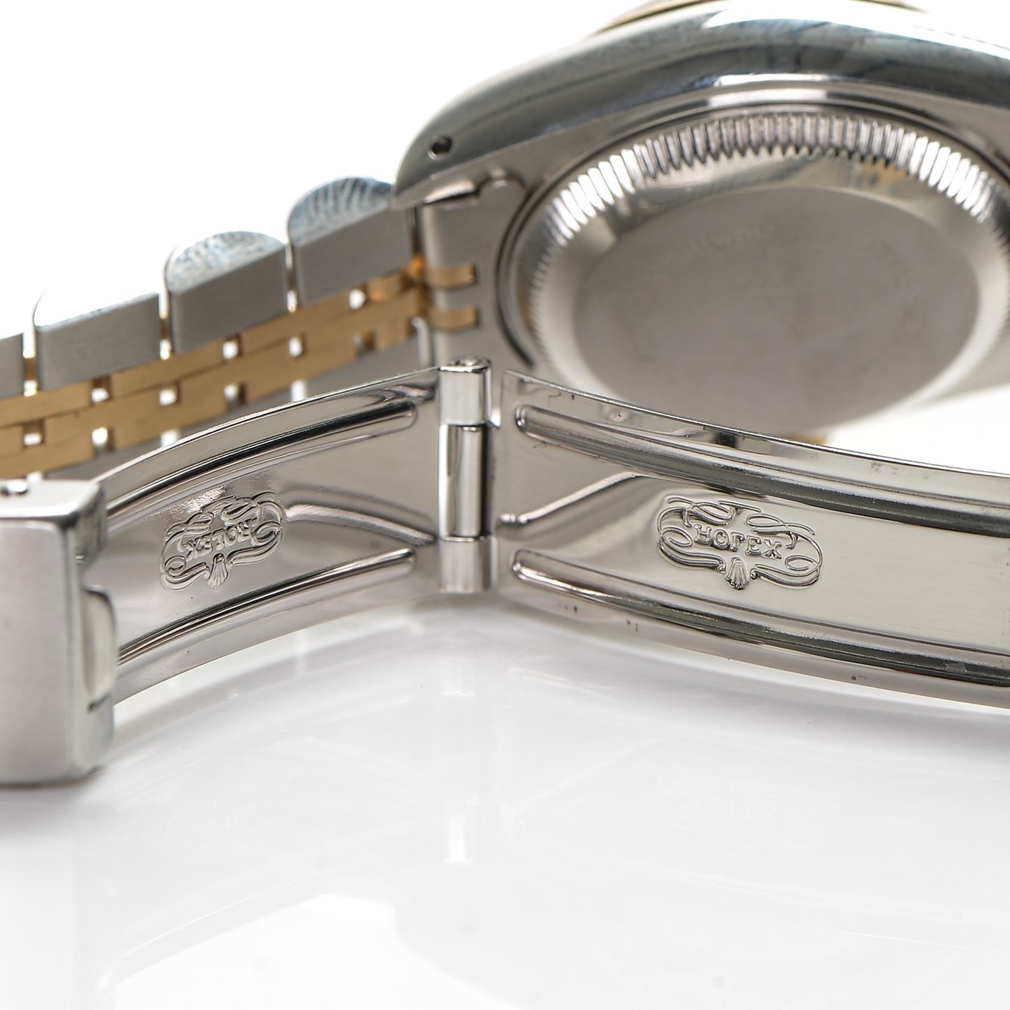 Stainless Steel 18K Yellow Gold 26mm Oyster Perpetual Datejust Watch Champagne 79173