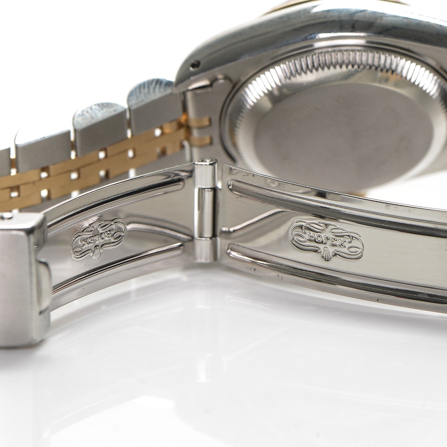 Rolex Stainless Steel 18K Yellow Gold 26mm Oyster Perpetual Datejust Watch Champagne 79173 4 of 8
