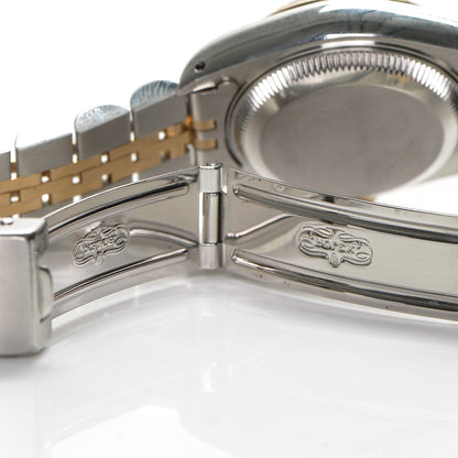 Rolex Stainless Steel 18K Yellow Gold 26mm Oyster Perpetual Datejust Watch Champagne 79173 4 of 8