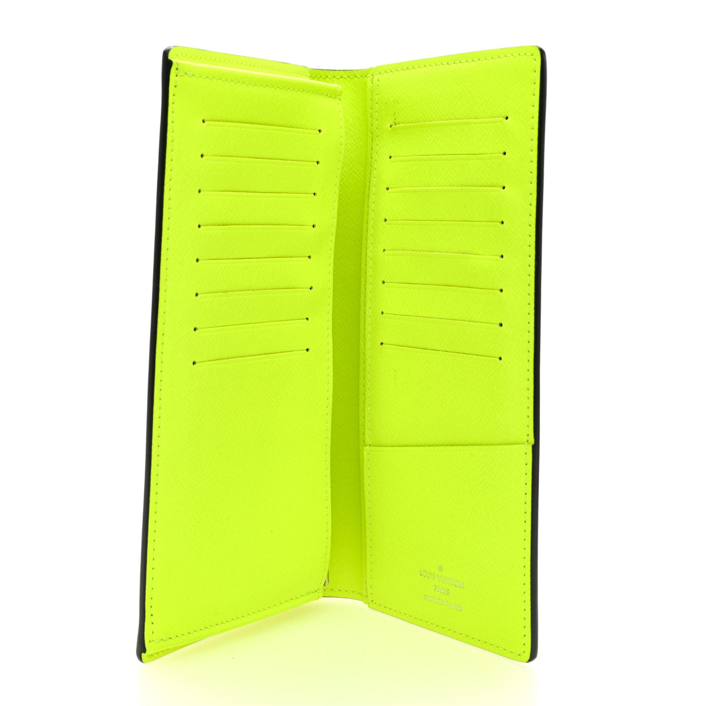 LOUIS VUITTON Taigarama Brazza Wallet NM Yellow