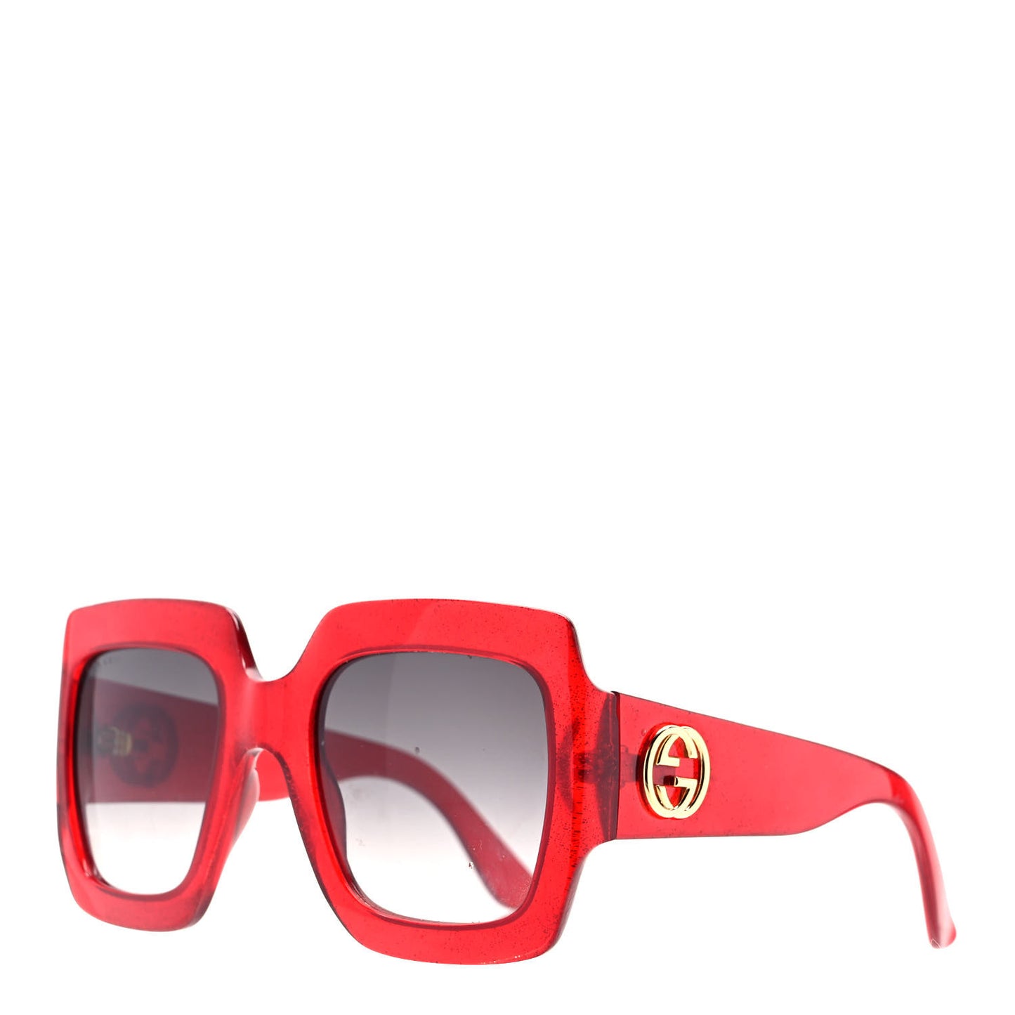 Square Web Frame GG0178S Sunglasses Red