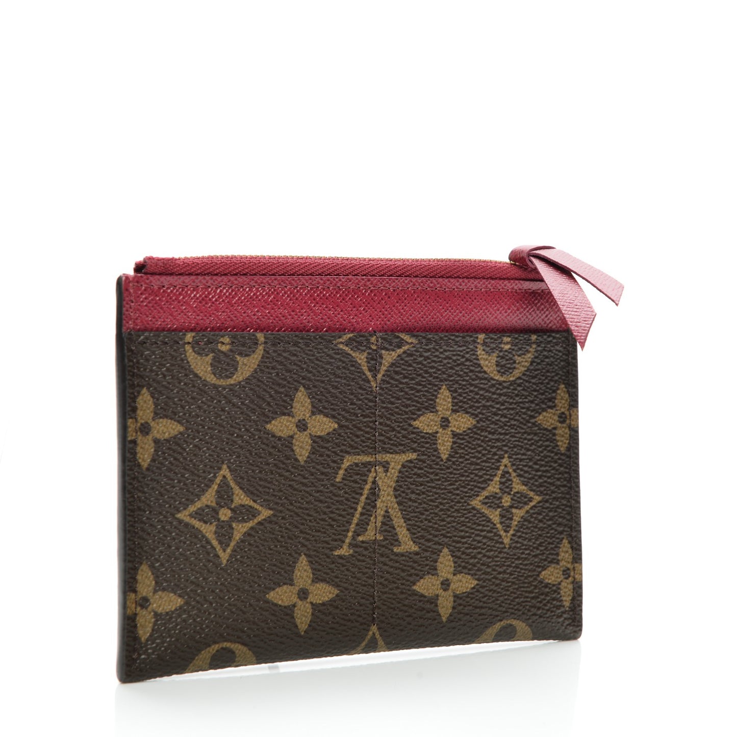 Monogram Zipped Card Holder