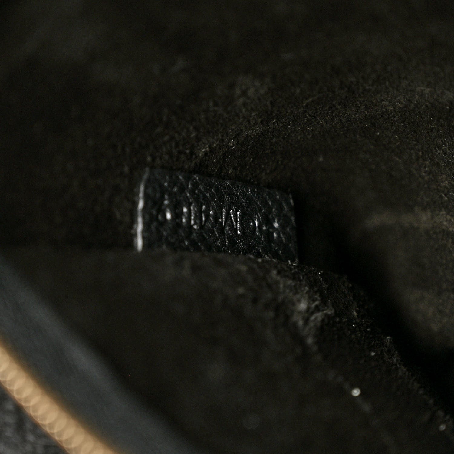 Celine Soft Grained Calfskin Sangle Bucket Bag Black 7 of 13