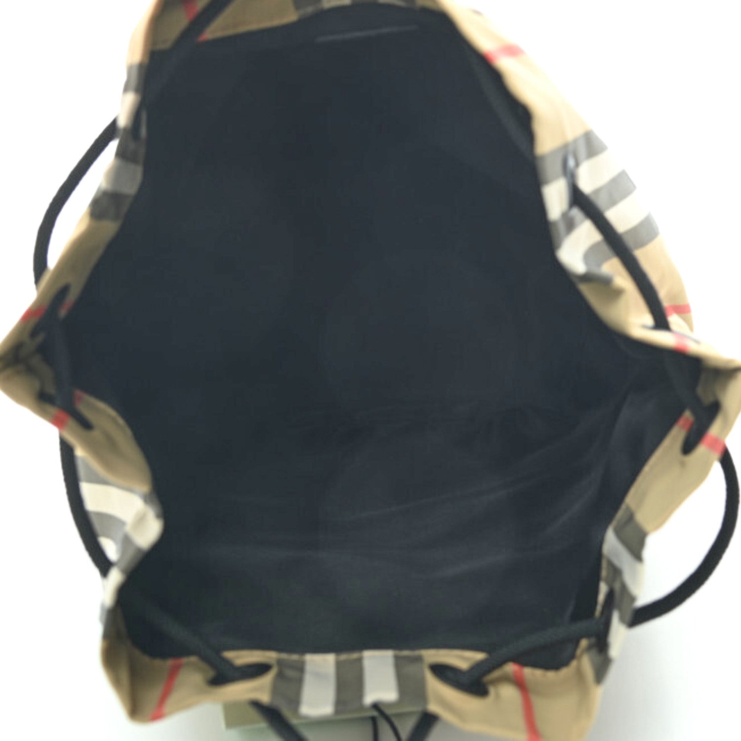 Burberry Econyl Icon Stripe Phoebe Drawcord Pouch Archive Beige 5 of 6