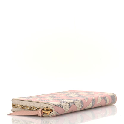 Louis Vuitton Damier Azur Tahitienne Clemence Wallet 4 of 8