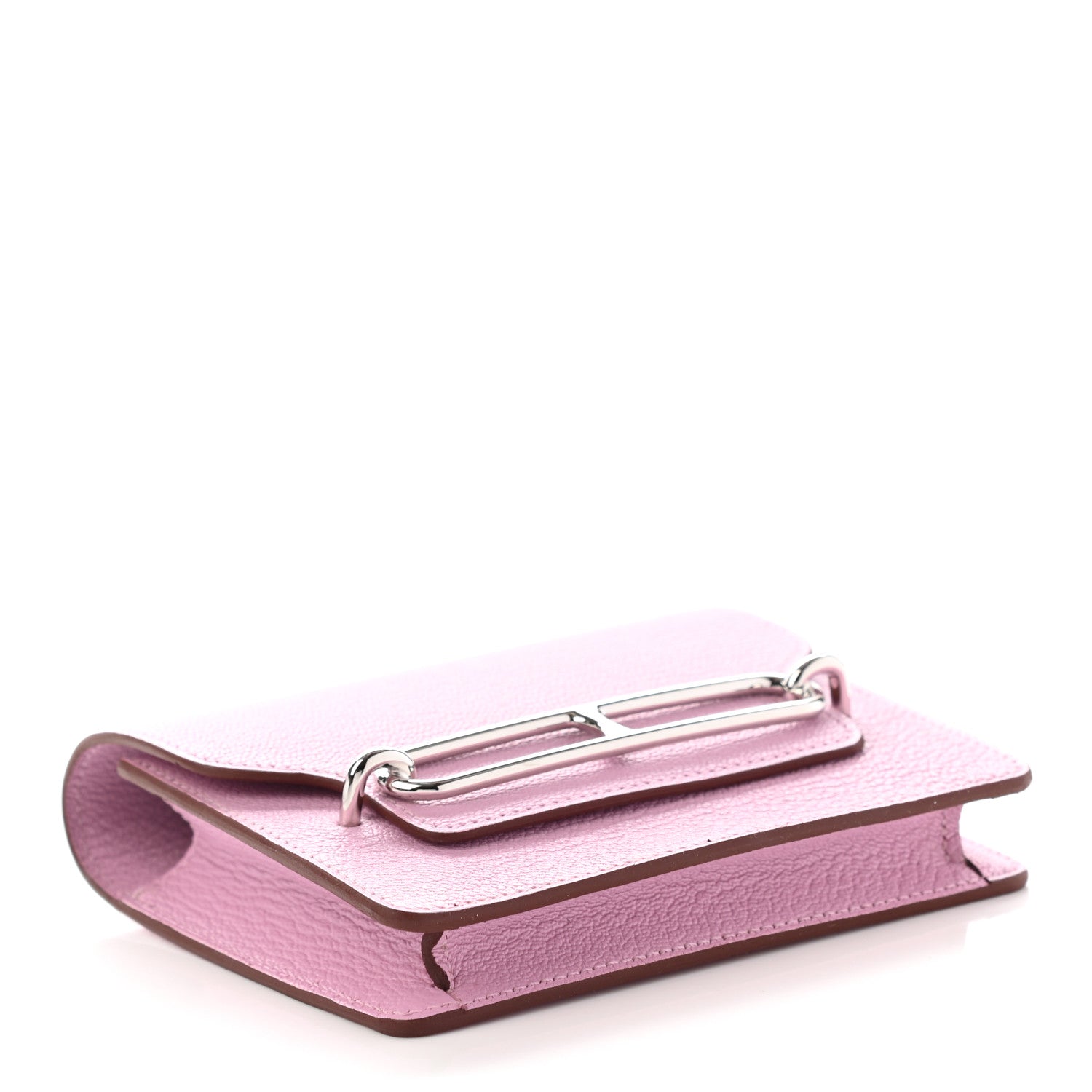 Hermes Chevre Mysore Roulis Slim Wallet Mauve Sylvestre 4 of 7