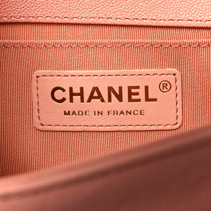 Chanel Caviar Quilted Small Boy Flap Pink 6 of 10