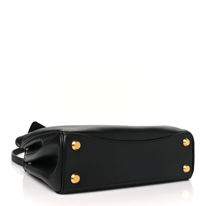 Balenciaga Natural Smooth Calfskin Mini Rodeo Top Handle Handbag Black 4 of 10