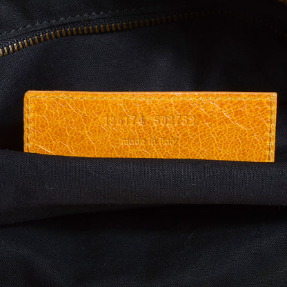 Balenciaga Chevre Classic Hardware Step Bag Marigold 7 of 11