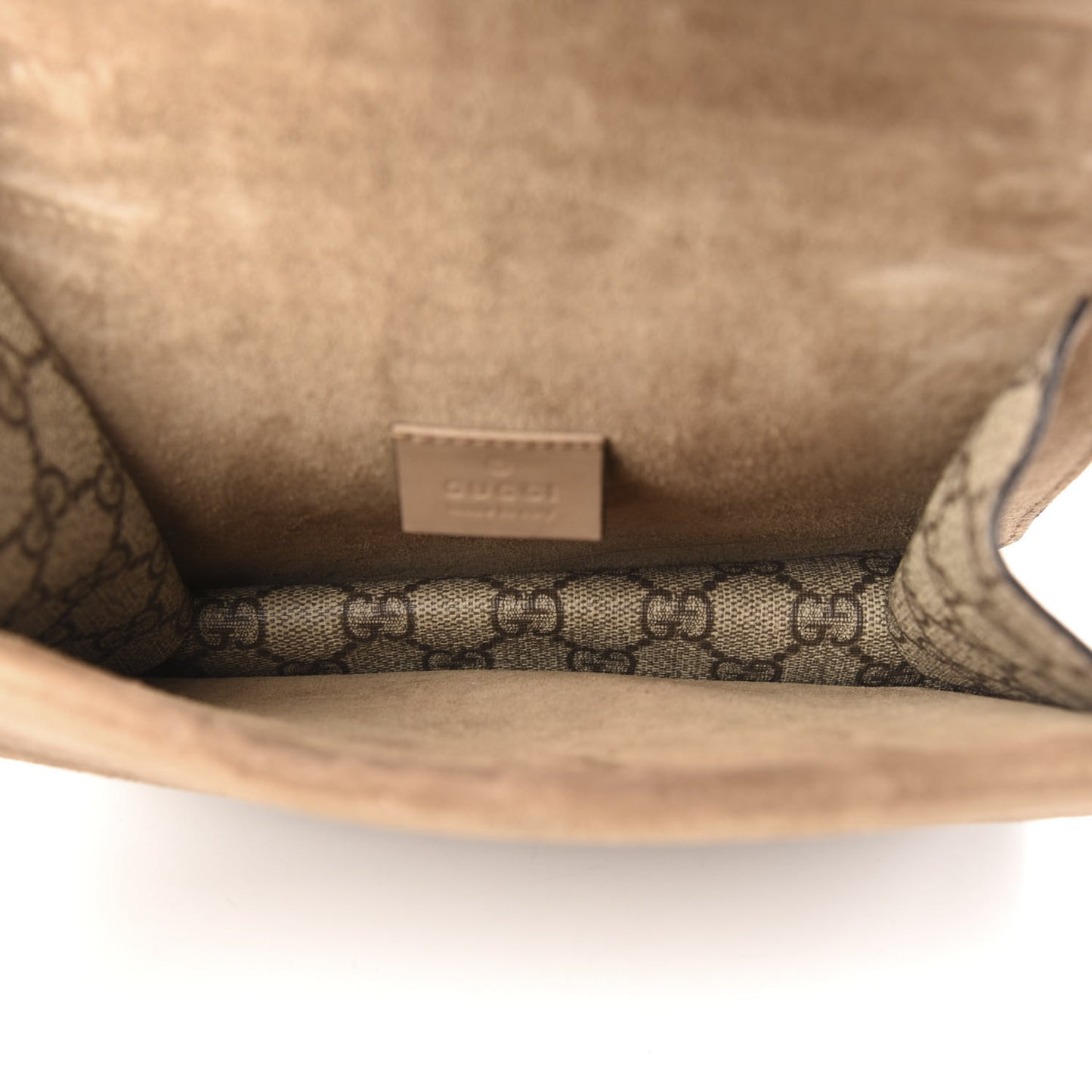 GG Supreme Monogram Mini Dionysus Shoulder Bag Taupe