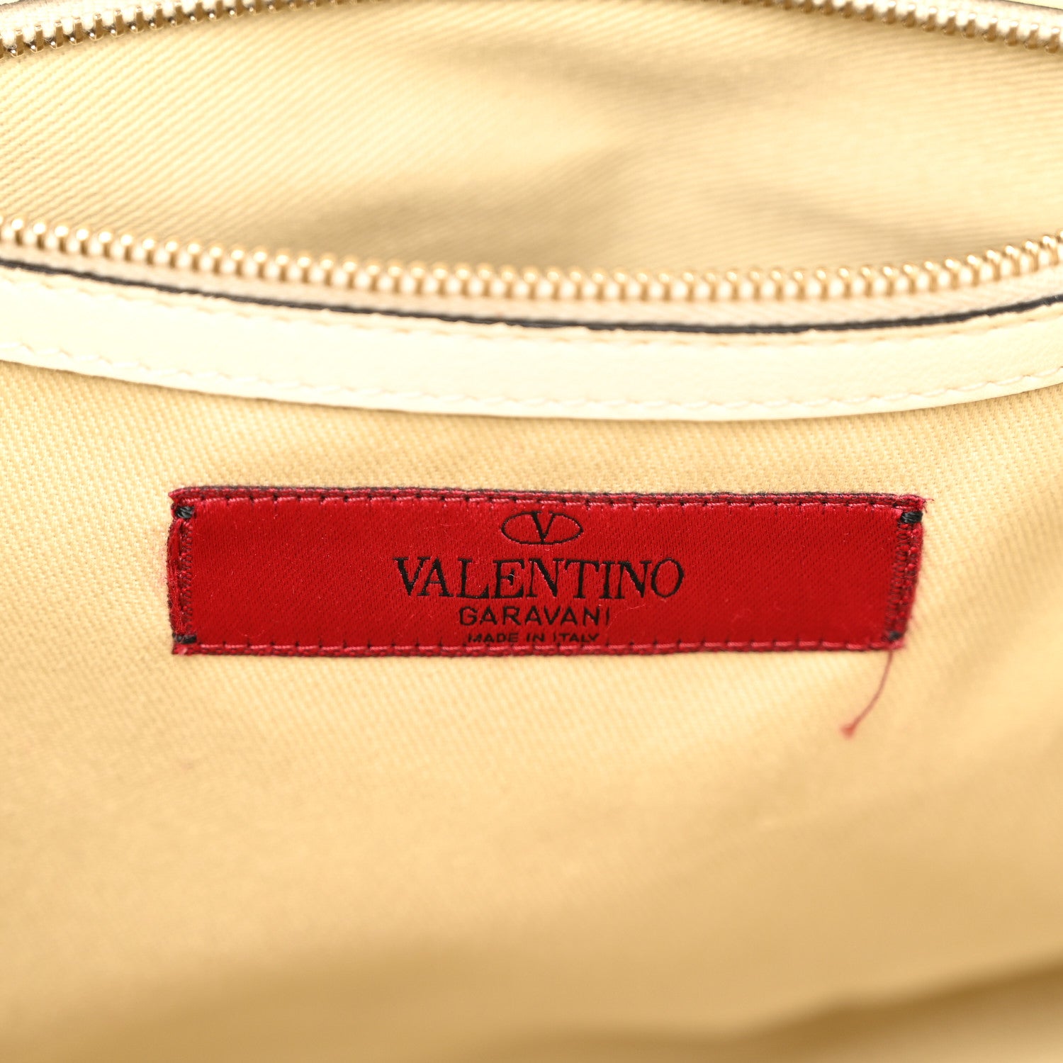 Valentino Garavani Vitello Small Rockstud Double Handle Tote Ivory 6 of 13