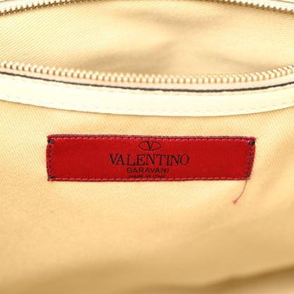 Valentino Garavani Vitello Small Rockstud Double Handle Tote Ivory 6 of 13