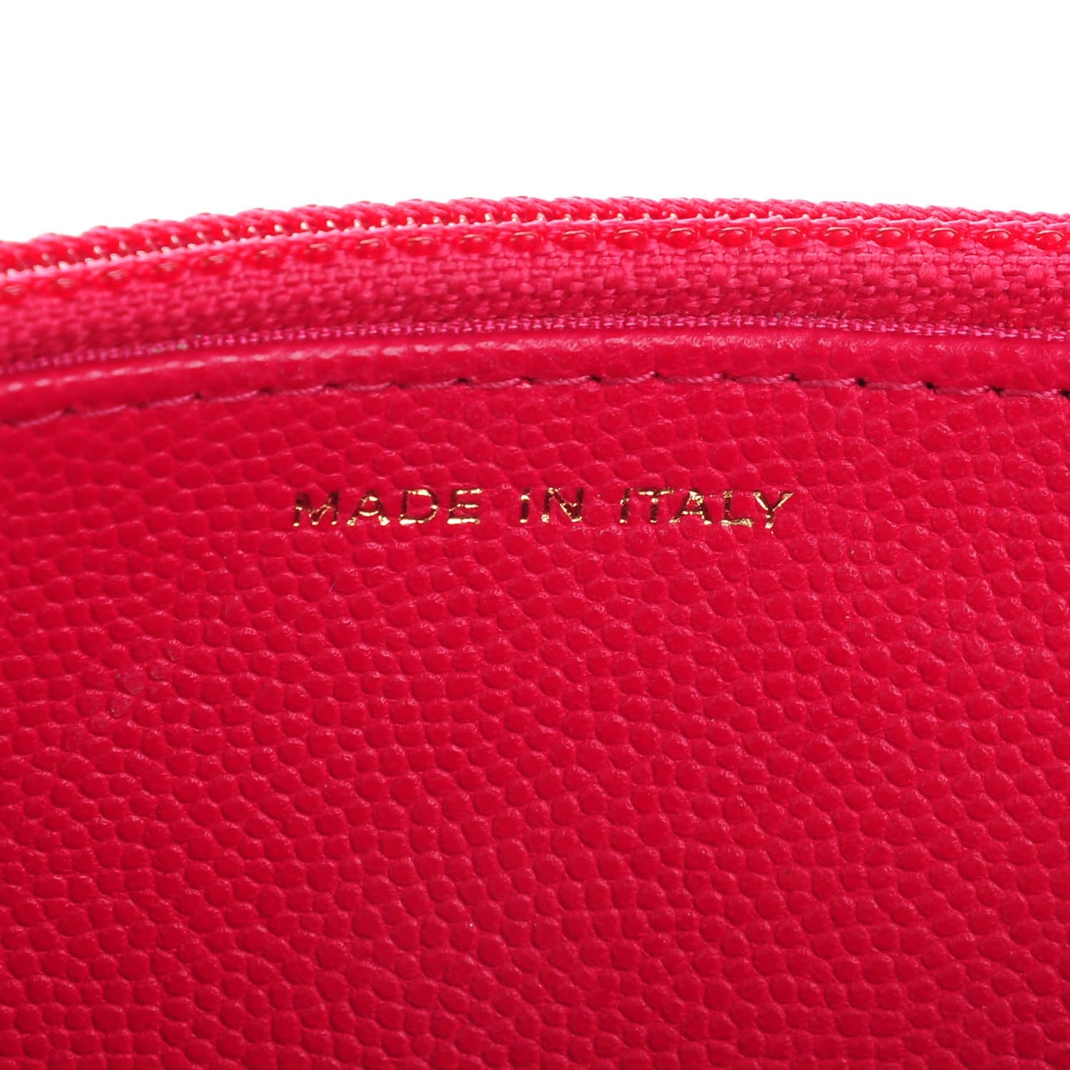 Chanel Caviar Camellia Embossed Wallet On Chain WOC Fuschia 7 of 8