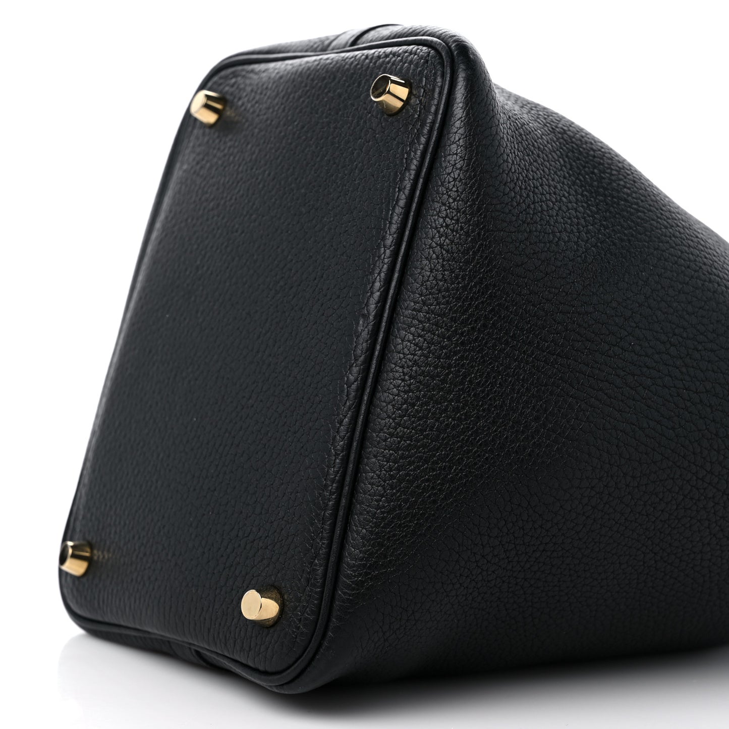 Taurillon Clemence Matte Alligator Picotin Lock Touch 18 PM Black
