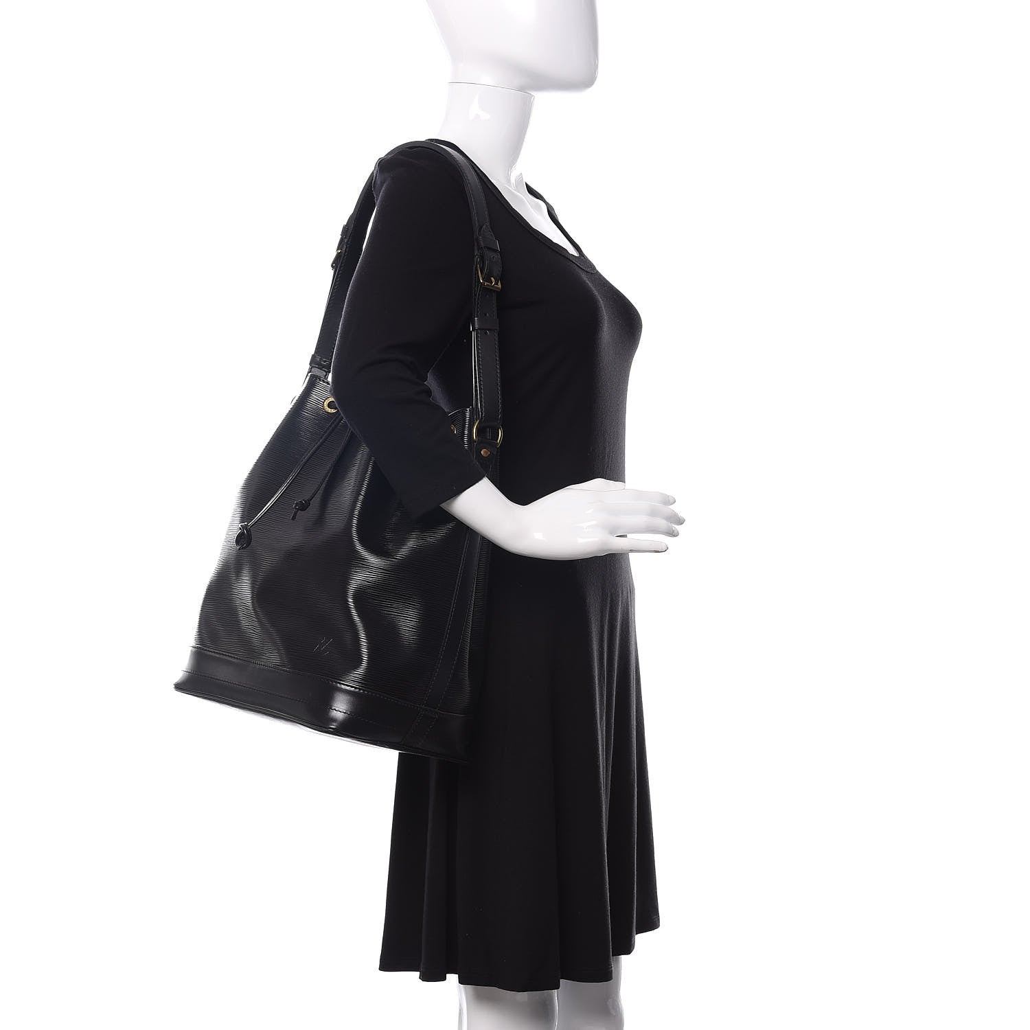 Louis Vuitton Epi Noe Black 2 of 9